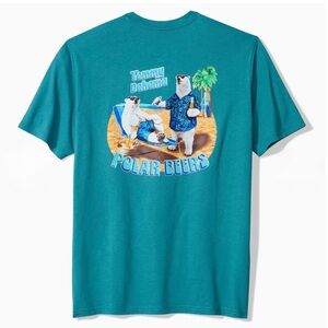Tommy Bahama Teal Polar Bears T-Shirt